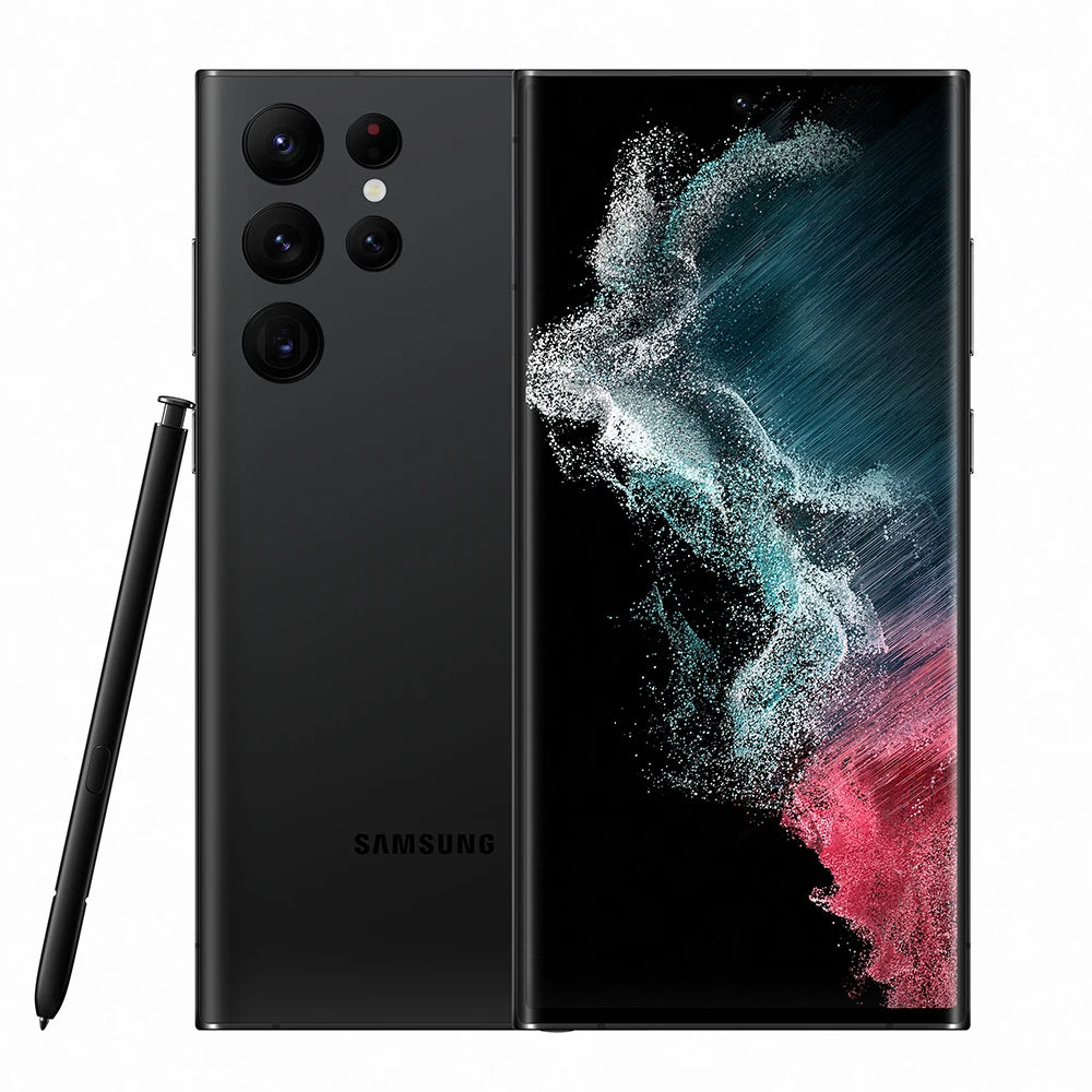 Samsung Galaxy S22 Ultra 5G Refurbished Smartphone S908U1 8K Camera 6.8inch Screen 128G Original Unlocked Phone S22U US Version