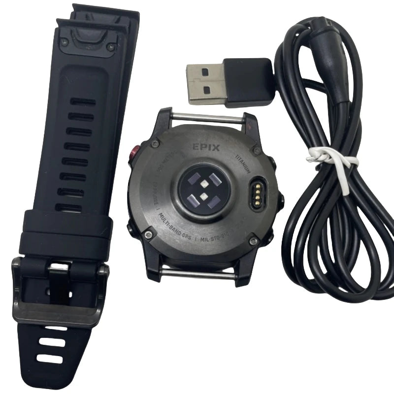 Gramin epix gen2 AMOLED gps Pulse Ox pulse oximetry heart rate gyroscope blood pressure oximetry monitoring smart watch