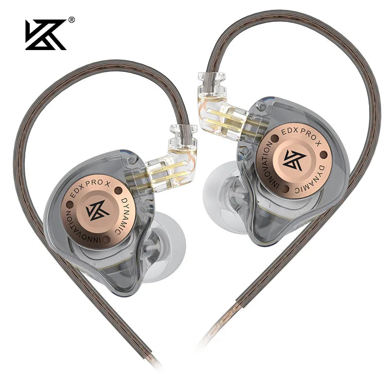 KZ EDX PRO X In Ear Dynamic Drive Earphone HIFI Bass Music Earbud Sport Noise Cancelling Headset ZSN ZST ZS10 pro x C12 CRA - Universal Market