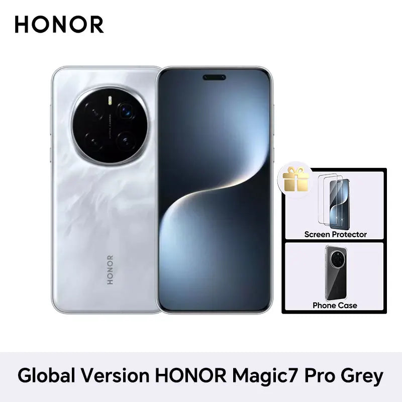 2025 New Arrivals HONOR Magic7 Pro Global Version 5G Smartphone Snapdragon 8 Elite 6.8'' 120Hz Display 100W SuperCharge IP69