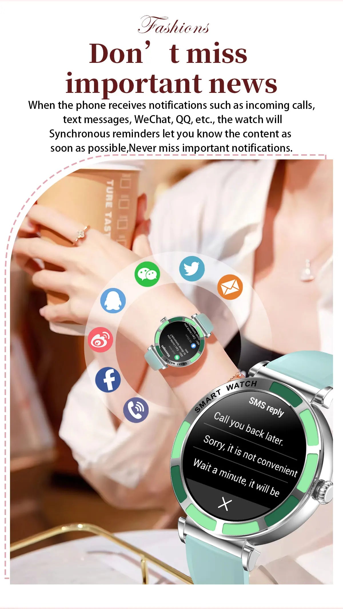 Time Owner Smart Watch 2025 Woman Bluetooth Call Watch Health Monitoring AI Voice Exercise Fitness Tracker Ladies smartwatch