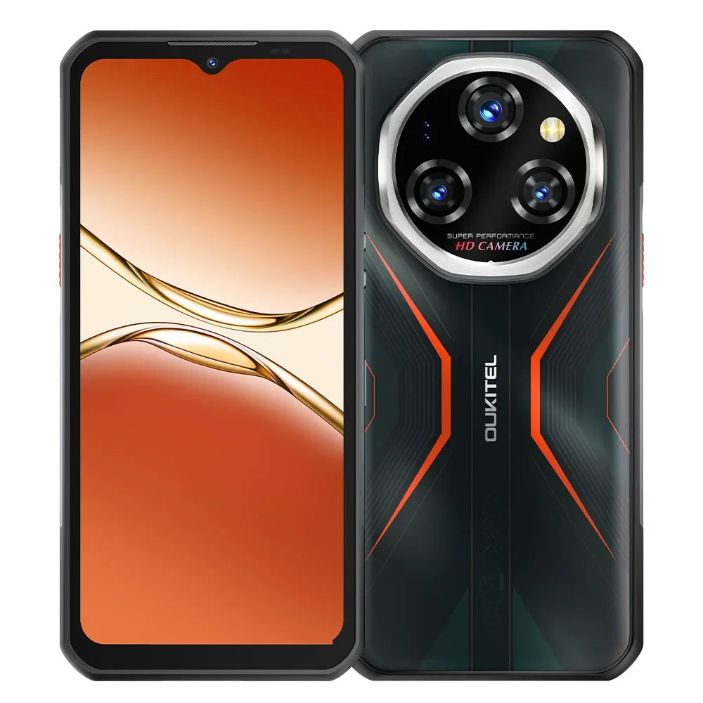 Oukitel WP55 Pro 5G Rugged Smartphone Android 15.0 New 6.6" Product Global Version 48GB(16+32) +512GB 108MP Cell Mobile Phone