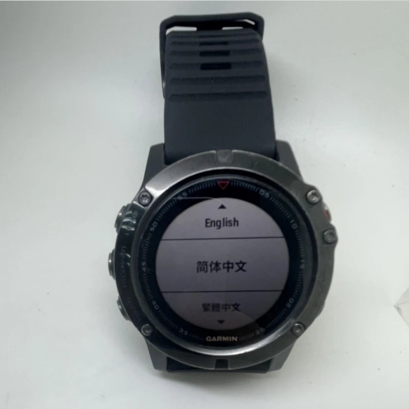 garmin fenix 5X APAC 51mm Heart rate monitoring GPS marathon Smart Watch In English