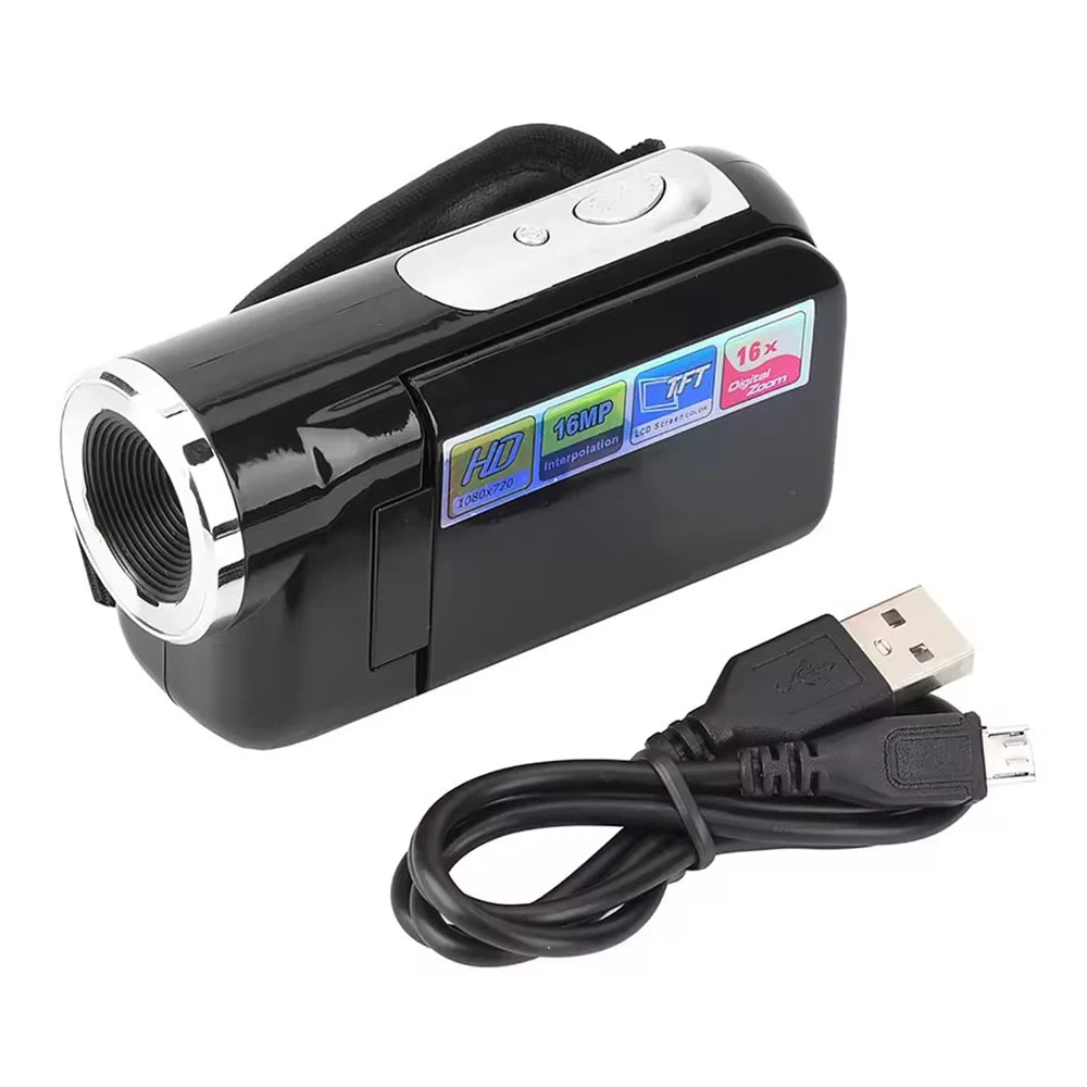32GB 1080P 16MP 16X Zoom Digital Camera With Fill Light 2.0'' Rotatable Screen Camcorder HD Video Recorder Camera Birthday Gift