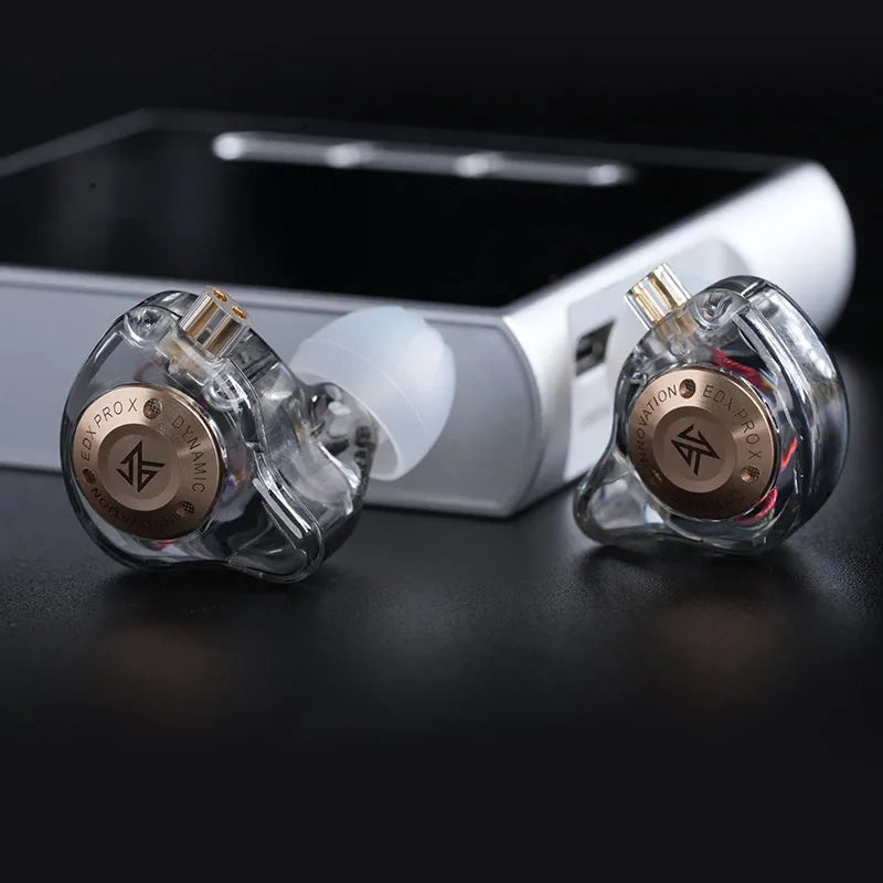 KZ EDX PRO X In Ear Dynamic Drive Earphone HIFI Bass Music Earbud Sport Noise Cancelling Headset ZSN ZST ZS10 pro x C12 CRA - Universal Market