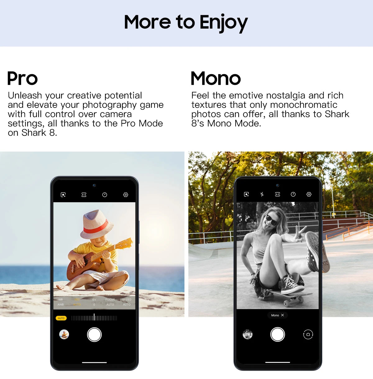 Blackview SHARK 8 Smartphone Android13 G99 Mobile Phone 6.78'' 120Hz 2.4K Display 16 (8+8) GB RAM 256GB ROM 64MP Cameras Phones