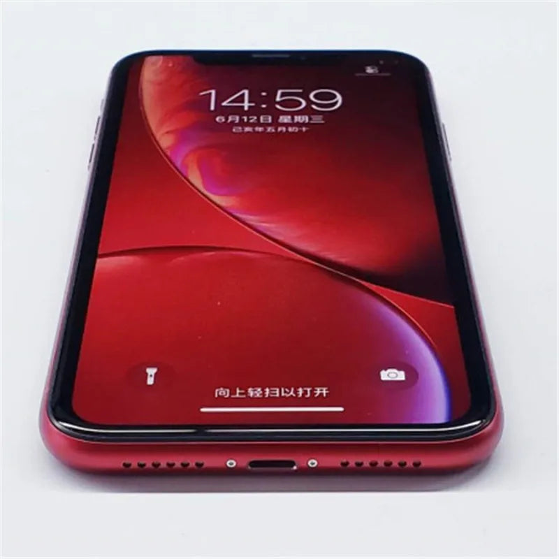 Apple iPhone XR xr Unlocked RAM 3GB ROM 64GB/128GB /256G Mobile Phone 4G LTE 6.1 Hexa-core 12MP Fingerprint used Smartphone