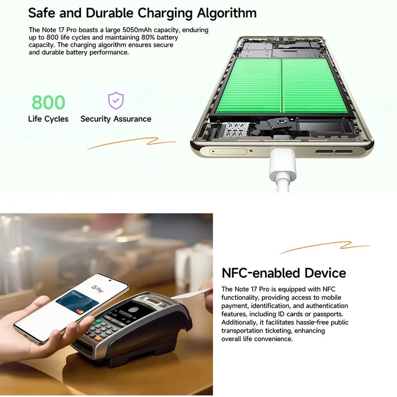 【World Premiere】Ulefone Note 17 Pro Smartphone 6.78" 120HZ AMOLED Curved Display 24GB+256GB 108MP Camera 5050mAh Global Version