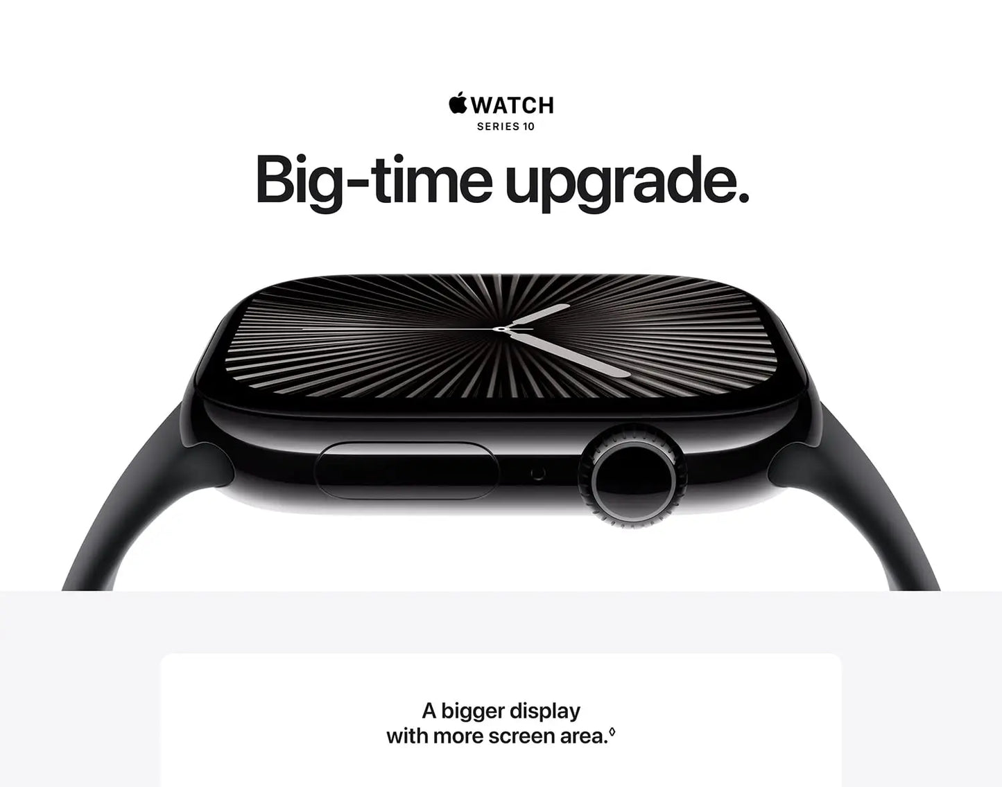 Apple Watch Series 10 GPS Smartwatch with Aluminium Case with Sport Band Water Resistant Always-On Retina Display