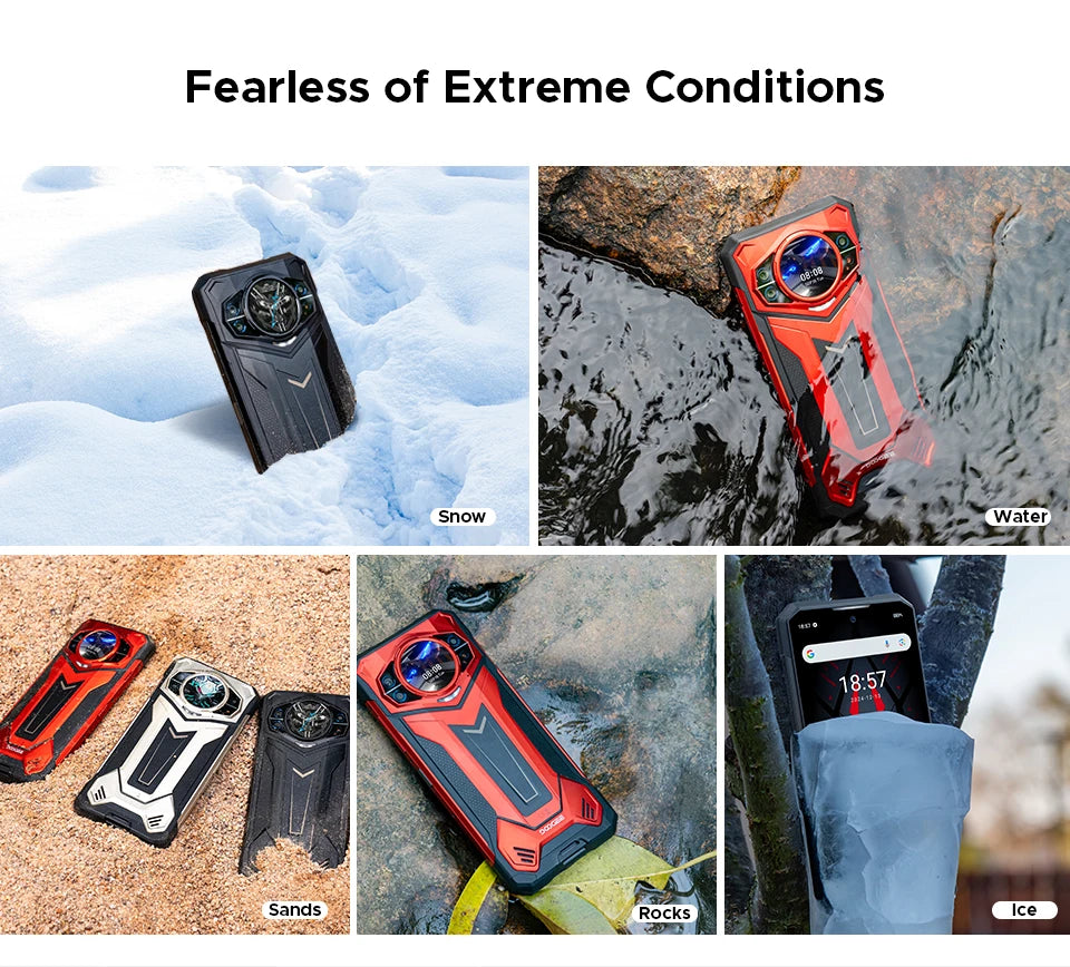 Global Version S200 Plus 5G Rugged Phone Dimensity 7300 12GB 512GB 6.72” FHD+ 120Hz IPS 100MP AI Camera 10100mAh Battery NFC