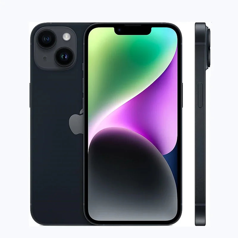Unlocked iPhone 14 128GB 256 ROM 6GB RAM Dual eSIM 6.1" Original Super Retina OLED Face ID NFC A15 5G Mobile Phone iPhone14 - Universal Market
