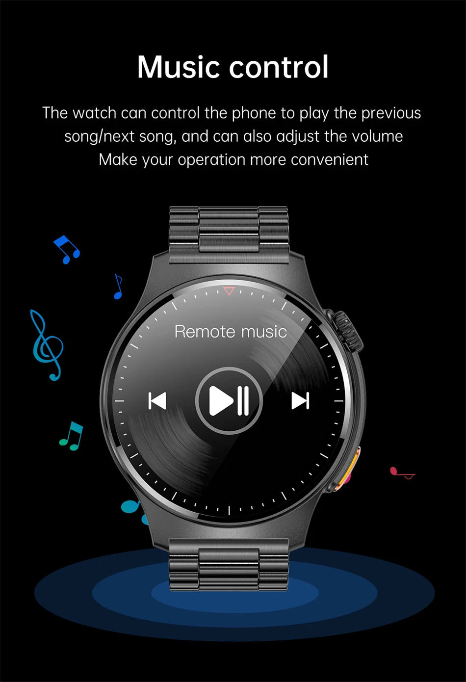 2025 New Outdoor Sport Smart Watch GPS Track Health Monitoring AI Voice Waterproof Fitness Bluetooth Call Smartwatch For HUAWEI