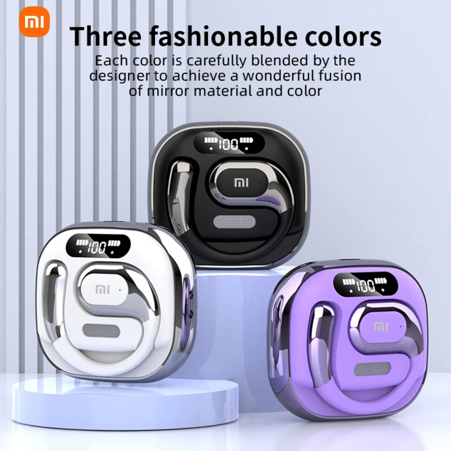 Xiaomi K02 Wireless Bluetooth 5.5 Smart with Microphone Noise Cancellation Sports OWS Long Resistance Headphones - Universal Market