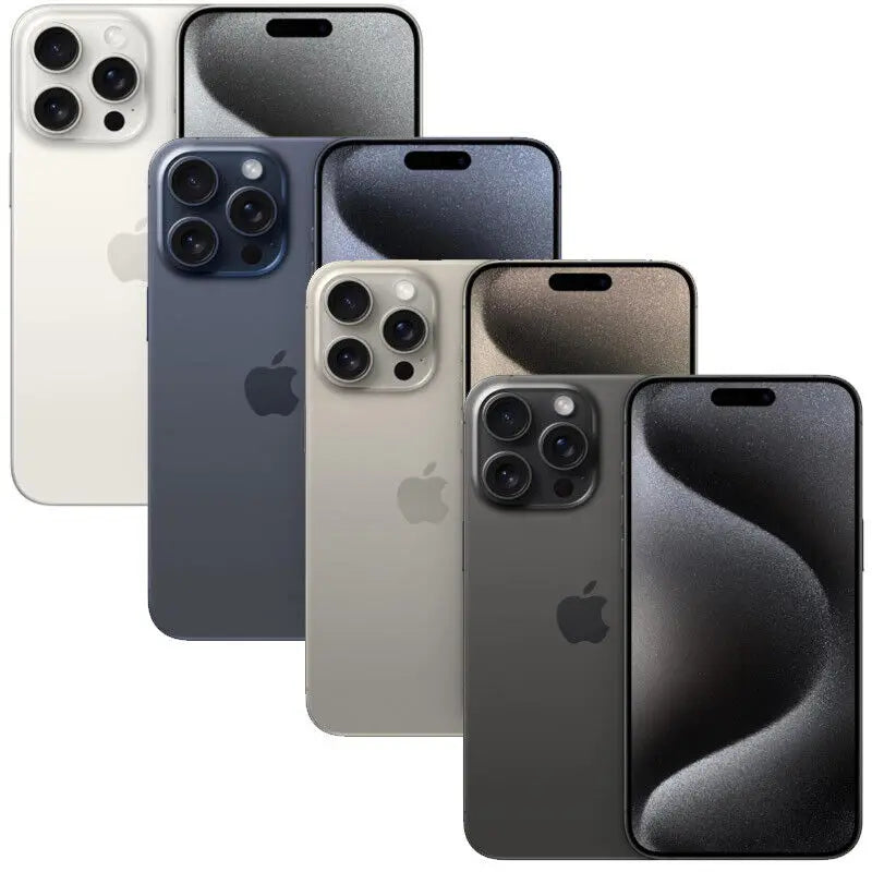 Original iPhone 15 Pro Max 256/512GB 1TB ROM Dual eSIM 8GB RAM 6.7" Genuine Retina OLED NFC A16 15ProMax Unlocked 5G Cell Phone