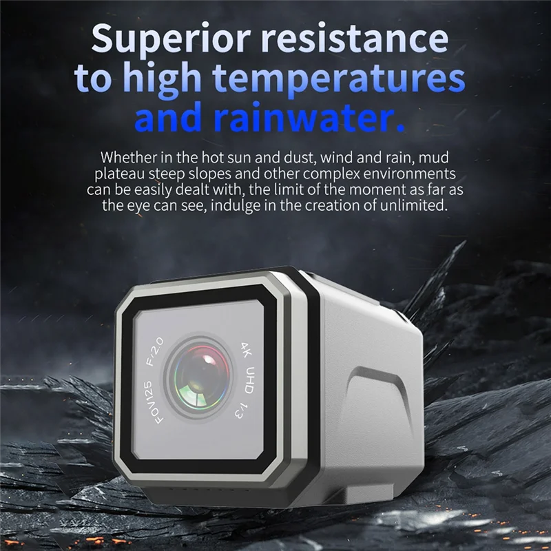 CABE-4K Ultra HD Wireless Wifi Sports Camera With LCD Screen Waterproof Cam Bicycle Cycling Recorder For Motorcyle Riding