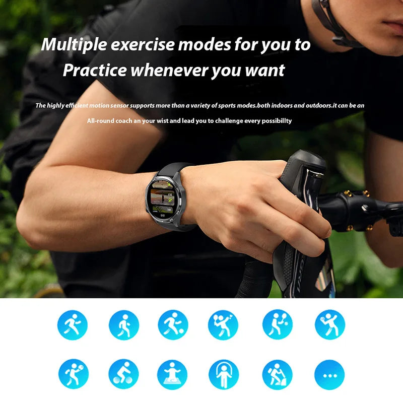 Popular V20PRO round screen smart bracelet GT5 true rate waterproof NFC dual payment AI multi-function smart watch