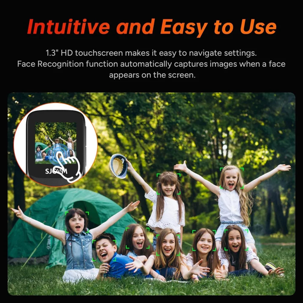 C200Pro SJCAM 5G WiFi Vlogging Action Camera 4K 30FPS ,40M DV Webcam Thumb Camera with 6-Axis Stabilization - Universal Market