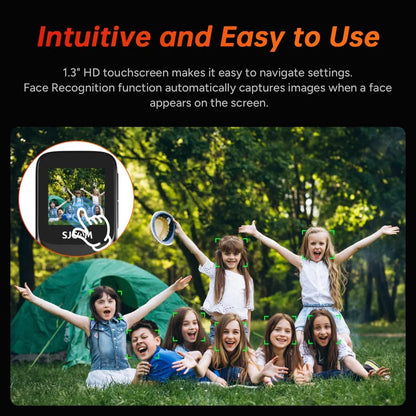 C200Pro SJCAM 5G WiFi Vlogging Action Camera 4K 30FPS ,40M DV Webcam Thumb Camera with 6-Axis Stabilization - Universal Market