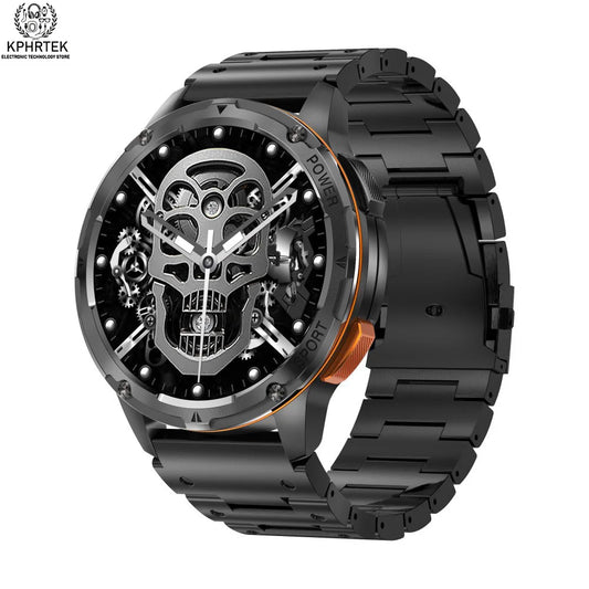 Smart Watch AK59 Bluetooth Call AI Voice 1.43inch AMLOED HD Large Screen Heart Rate Outdoor Sport Men Women Smartwatch