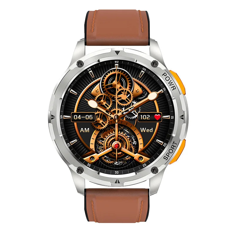 Smart Watch AK59 Bluetooth Call AI Voice 1.43inch AMLOED HD Large Screen Heart Rate Outdoor Sport Men Women Smartwatch
