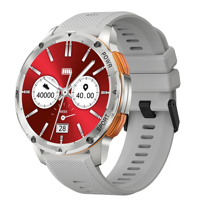 Smart Watch AK59 Bluetooth Call AI Voice 1.43inch AMLOED HD Large Screen Heart Rate Outdoor Sport Men Women Smartwatch