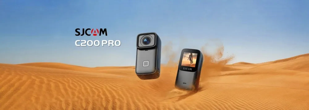 C200Pro SJCAM 5G WiFi Vlogging Action Camera 4K 30FPS ,40M DV Webcam Thumb Camera with 6-Axis Stabilization - Universal Market