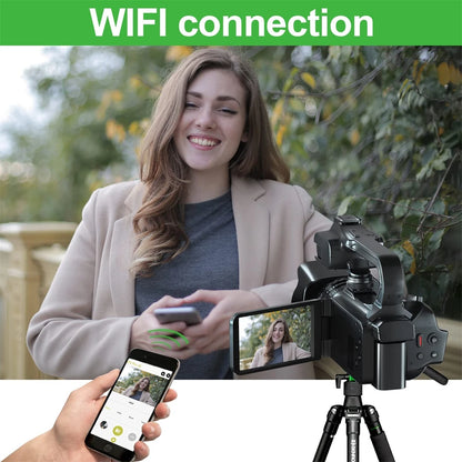 Full 6K Camcorder 64MP Youtuber Professional Digital Video Camera Streaming Auto Focus Photography Vlog Recorder 4" Touch Screen - Universal Market