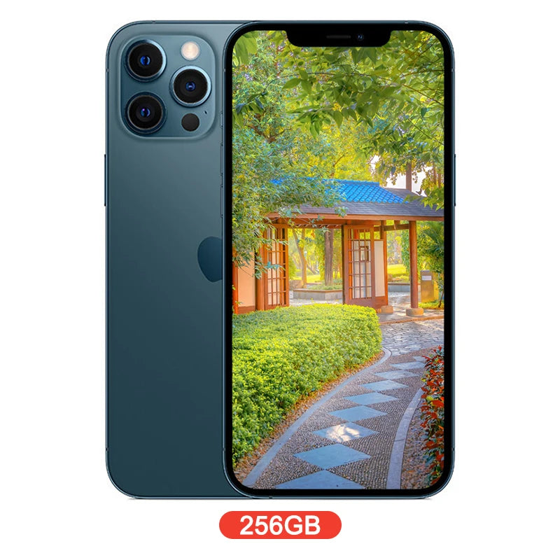 Apple iPhone 12 pro 128GB/256GB ROM Unlocked  A14 Bionic Chip With Face ID 6.1" 2532 x 1170 OLED Screen12MP Camera - Universal Market