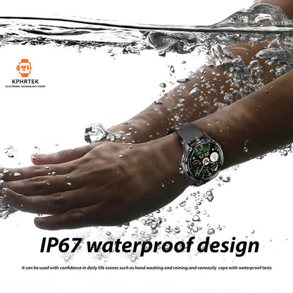 Popular V20PRO round screen smart bracelet GT5 true rate waterproof NFC dual payment AI multi-function smart watch