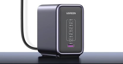 UGREEN 300W GaN Charger Desktop Charging Station USB Charger 140W Max Single Port PD3.1 Fast Charger for MacBook Pro iPad iPhone