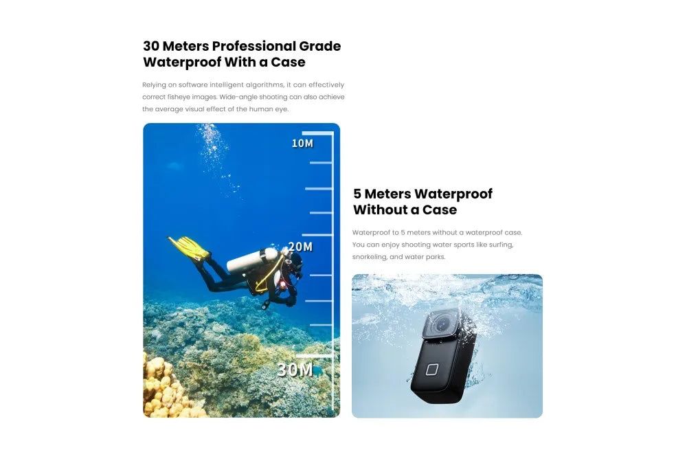 C200Pro SJCAM 5G WiFi Vlogging Action Camera 4K 30FPS ,40M DV Webcam Thumb Camera with 6-Axis Stabilization - Universal Market