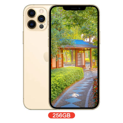 Apple iPhone 12 pro 128GB/256GB ROM Unlocked  A14 Bionic Chip With Face ID 6.1" 2532 x 1170 OLED Screen12MP Camera - Universal Market