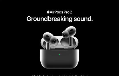 Apple AirPods Pro 2 Wireless Bluetooth Earbuds Active Noise Cancellation Transparency Spatial Audio USB-C MagSafe Charging Case