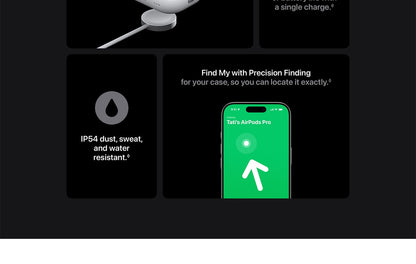 Apple AirPods Pro 2 Wireless Bluetooth Earbuds Active Noise Cancellation Transparency Spatial Audio USB-C MagSafe Charging Case