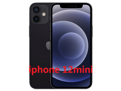 Used iPhone 12 Mini 5G Smartphone Original Mobile Phone with iOS A14 4GB RAM & 64/128/256 GB Storage 5.4'' Dual 12MP Camera - Universal Market