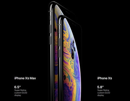 Apple iPhone XS 5.8"/XS MAX 6.5“RAM 4GB ROM 64GB/256GB/512GB Smartphone Hexa Core IOS A12 Bionic NFC LTE 4G Unlocked Used Phone