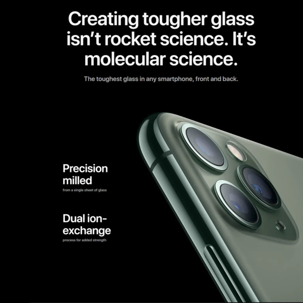 Apple iPhone 11 Pro / 11pro Max ProMax 64GB 256GB ROM 5.8'&6.5' Genuine OLED Face ID A13 4G 98% New Original Unlocked Cell Phone - Universal Market