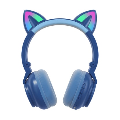 HiFi Girls Wireless Unicorn headphones with Mic phone Stereo Bass Cute Children Music Kid Cat Bluetooth Headsets Support SD Card - Universal Market