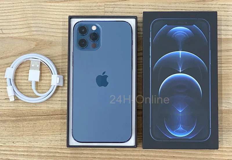 Genuine Apple iPhone 12 Pro Max 128/256/512GB ROM Original 6.7" Retina OLED RAM 6GB A14 Face ID NFC Unlocked 5G 98% New Phone - Universal Market