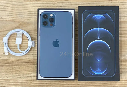 Genuine Apple iPhone 12 Pro Max 128/256/512GB ROM Original 6.7" Retina OLED RAM 6GB A14 Face ID NFC Unlocked 5G 98% New Phone - Universal Market