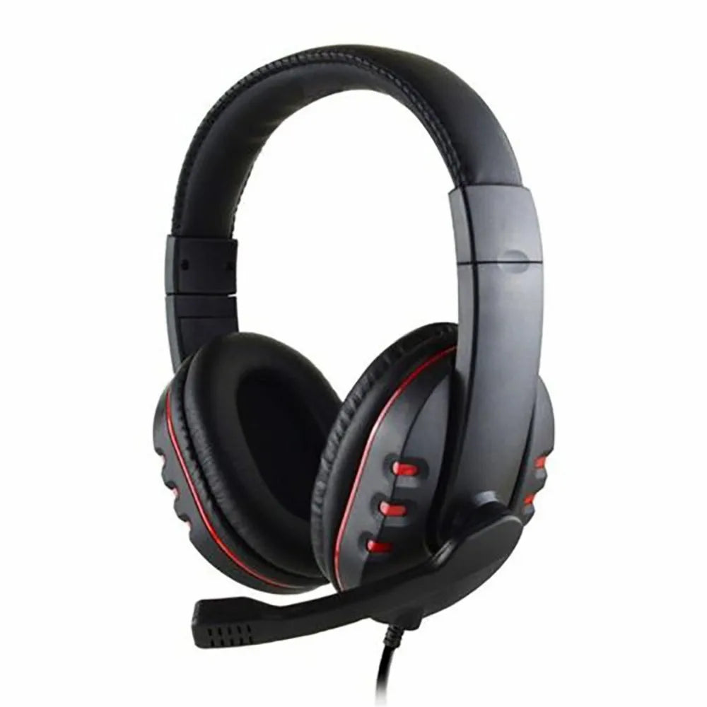 Headphones 3.5mm Wired Gaming Headset Earphones Music For PS4 Play Station 4 Game PC Chat computer With Microphone - Universal Market