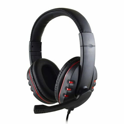 Headphones 3.5mm Wired Gaming Headset Earphones Music For PS4 Play Station 4 Game PC Chat computer With Microphone - Universal Market