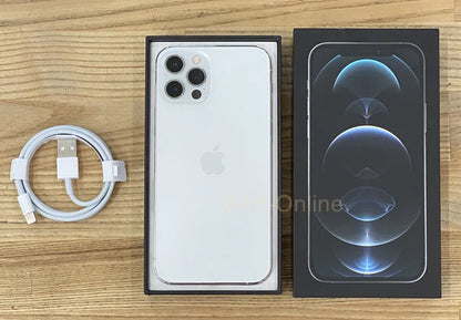 Genuine Apple iPhone 12 Pro Max 128/256/512GB ROM Original 6.7" Retina OLED RAM 6GB A14 Face ID NFC Unlocked 5G 98% New Phone - Universal Market