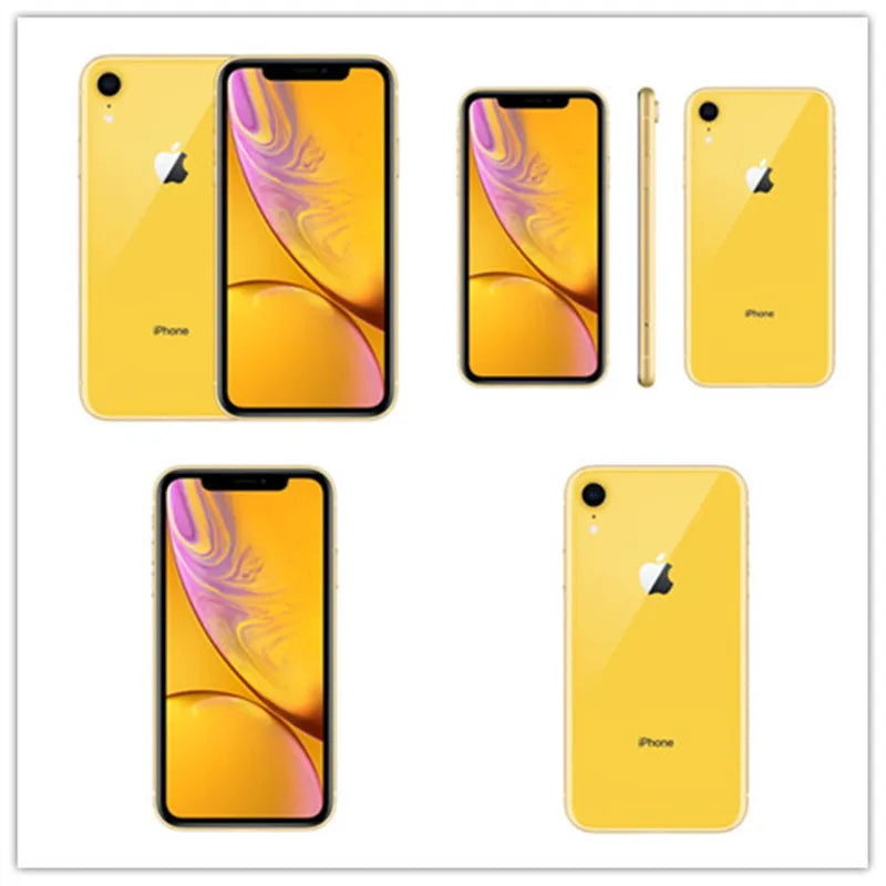 Apple iPhone XR xr Unlocked RAM 3GB ROM 64GB/128GB /256G Mobile Phone 4G LTE 6.1 Hexa-core 12MP Fingerprint  used Smartphone