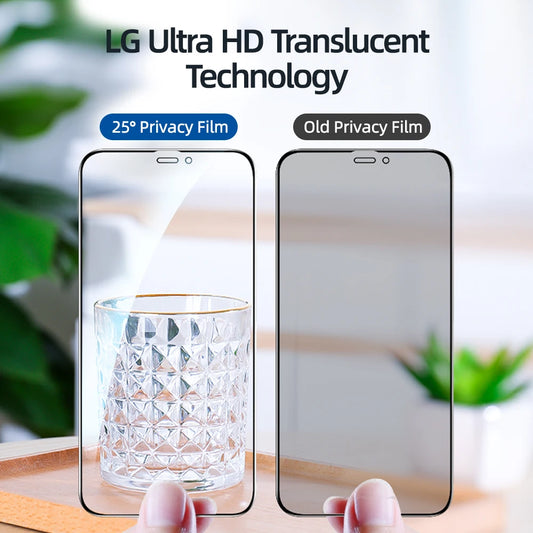 Joyroom Private Glass For iphone 17 16 15 14 ProMax Screen Protector Anti-spy Tempered Glass For iPhone Privacy Screen Protector