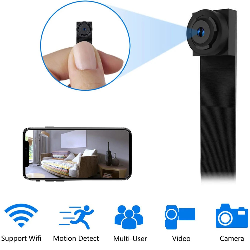 1080P WIFI IP Mini Camera Module Smart Home Security 4K Smaller Portable Camcorder wireless Remote Control Secret Video Recorder - Universal Market