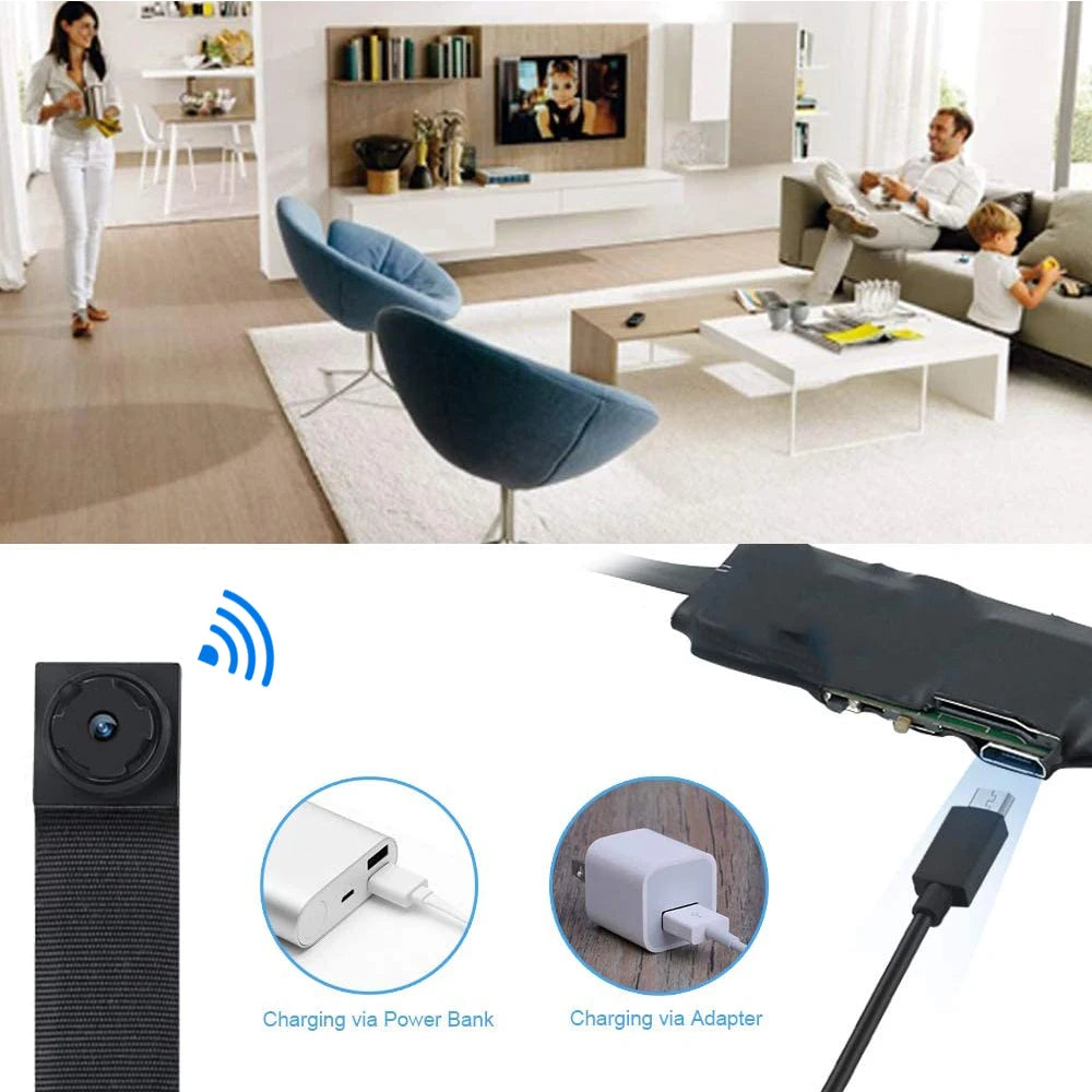 1080P WIFI IP Mini Camera Module Smart Home Security 4K Smaller Portable Camcorder wireless Remote Control Secret Video Recorder - Universal Market