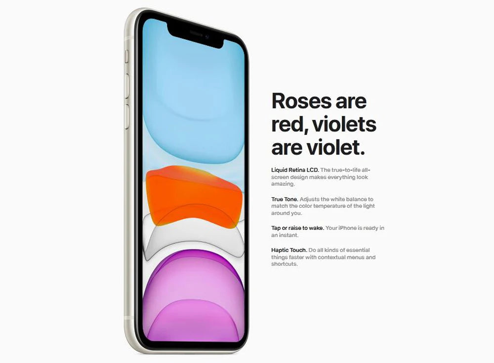 Apple iPhone 11 64/128/256GB ROM 6.1" Original Liquid Retina IPS LCD FACE ID A13 Genuine Unlocked 4G LTE 98% New Mobile Phone - Universal Market