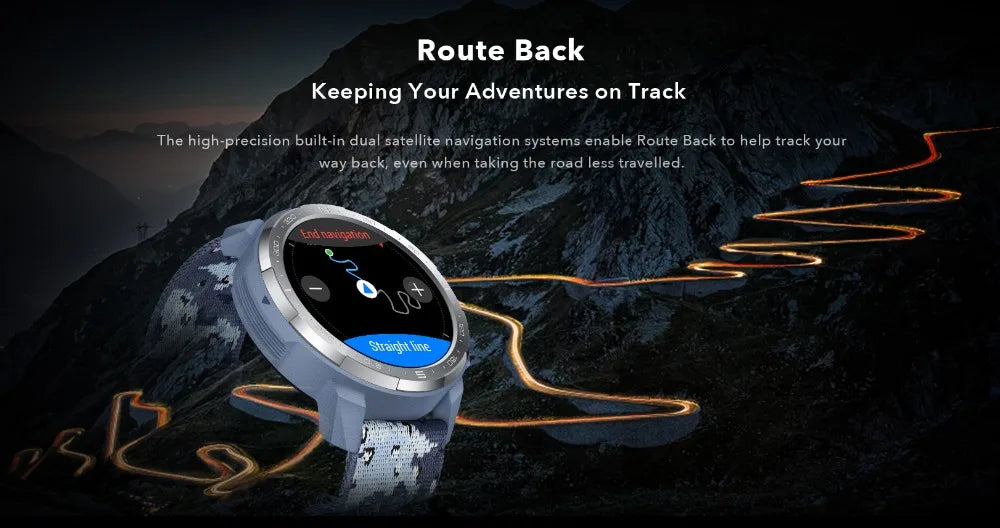 Original Honor Watch GS Pro Smart Watch SpO2 Smartwatch Heart Rate Monitoring Bluetooth Call 5ATM Sports Watch for Men