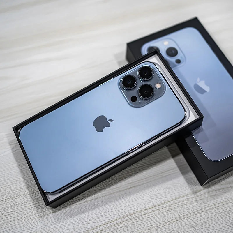 Apple iPhone 13 Pro Max 128/256/512GB/1TB ROM 6.7" Genuine Super Retina OLED 6GB RAM Unlocked A15 IOS Face ID NFC 98% New Phone